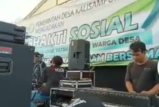 Kades Kalisampurno Gelar Baksos dan Orkes Ditengah Virus Omicron, Dibubarkan Polisi.