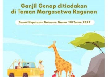 Pemberlakuan Ganjil Genap Di Taman Margasatwa Ditiadakan