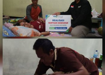 YDSF Dan Mahasiswa UMSIDA Berikan Bantuan Pengobatan