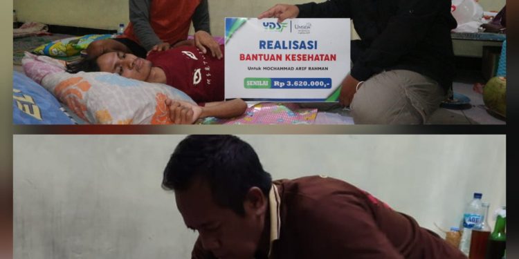 YDSF Dan Mahasiswa UMSIDA Berikan Bantuan Pengobatan
