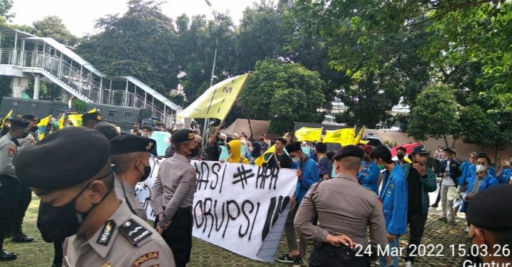 IMG-20220324-WA0054 - Deteksi Jaya PMII Kota Bekasi Unras Desak KPK Periksa Tri Adhianto
