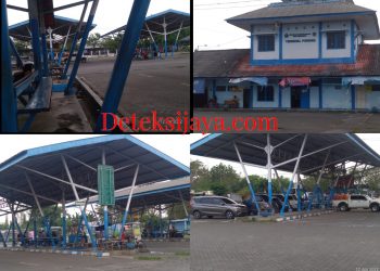 “Miris” Terlihat Kumuh Terminal Porong Tak Berfungsi.