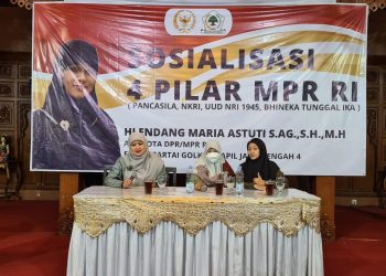 Hj. Endang Maria Astuti, Gelar Sosialisasi Empat Pilar Di Sambut Antutias Peserta