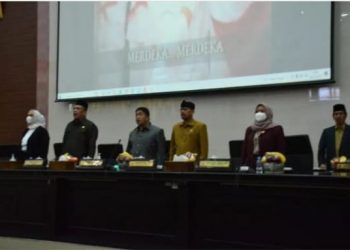 DPRD Karawang Melaksanakan Rapat Paripurna Dengan 2 Agenda