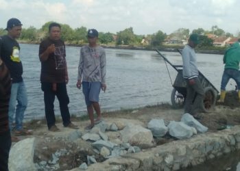 Penurapan Saluran Dusun Cisoma Desa Tambaksari Dihentikan Sementara