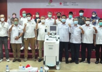 PMI DKI Jakarta Terima Bantuan Satu Unit Alat Apheresis Dari SKK Migas