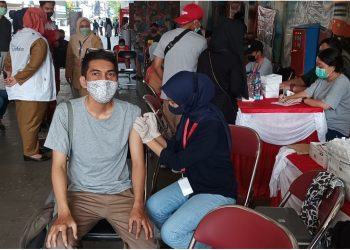 BINDA dan DINKES Gelar Vaksinasi Serentak di Terowongan Kendal Jakpus