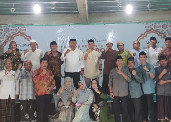 Kapolsek Pamarayan Hadiri Pembentukan Panitia Pembangunan Masjid Besar Pamarayan