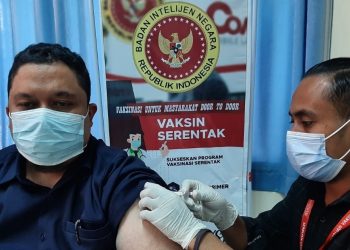 Vaksinasi Serentak BINDA dan DINKES DKI Hadir Kembali di Gedung P2KPTK2 Duren Sawit