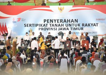 Awal Tahun 2023, Kabupaten Sidoarjo Menjadi Kabupaten PTSL Lengkap