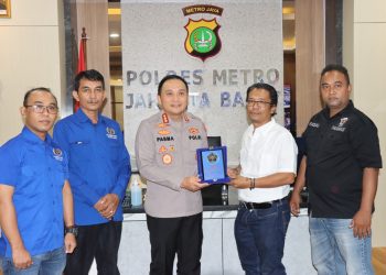 PWI Jakarta Barat Tingkatkan Sinergitas Dengan Kapolres Jakarta Barat.