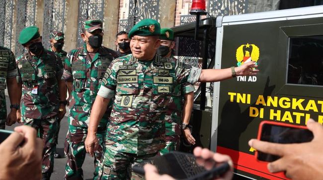 KSAD Jenderal TNI Dudung Abdurrachman meresmina rutam militer supermaximum security di Pomdam Siliwangi (Arsip Dispenad) - Deteksi Jaya KSAD Dudung Resmikan Instalasi Tahanan Militer Super Maximum Security di Pomdam III/Siliwangi