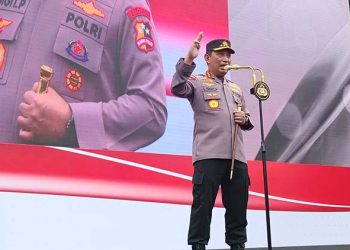 Kapolri Gelorakan Semangat Persatuan Kesatuan Bangsa Di Acara Kirab Merah Putih