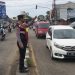 Antisipasi Kemacetan di Pagi Hari, Regu Patroli Sat Samapta Polres Serang Lakukan Pengaturan Lalin