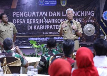 Cegah Peredaran Narkoba di Desa, Gubernur Jateng Luncurkan Program ‘Desa Bersinar’ di Klaten
