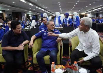 Seruan Ganjar Presiden dan Erick Thohir Wapres Menggema di Acara Launching Balon DPR PAN