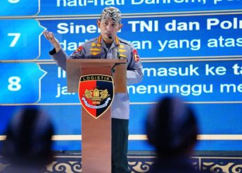 Kapolri Tekankan Optimalisasi Fungsi Logistik Kawal Kebijakan Pemerintah Hingga Amankan Pemilu