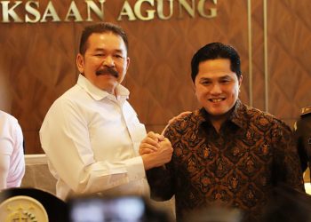 Perkuat Sinergitas Bersih-Bersih BUMN, Erick Thohir Temui Jaksa Agung