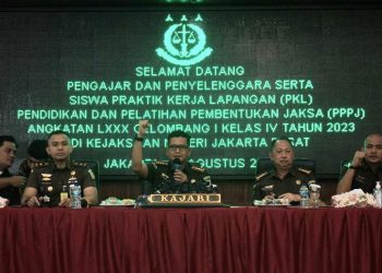Kejari Jakpus Laksanakan Pembukaan PKL PPPJ Angkatan LXXX Gelombang I Tahun 2023