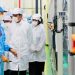 Presiden Joko Widodo Meninjau Langsung Pabrik Baterai Mobil Listrik PT Hyundai LG Industry 