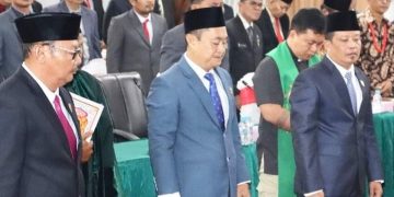 Pj Bupati Kepulauan Mentawai Hadiri Rapat Paripurna Pelantikan Ketua dan Wakil Ketua DPRD