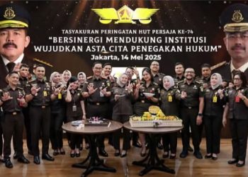 Peringati HUT PERSAJA ke-74, Kejari Jakarta Pusat Gelar Upacara dan Tasyakuran