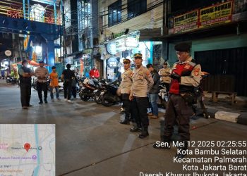 Cegah Tawuran dan Kejahatan Jalanan, Polsek Palmerah Gencarkan Patroli di Titik Rawan