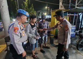 Polsek Kembangan Gelar Patroli Gabungan, Empat Pelaku Pungli Diamankan