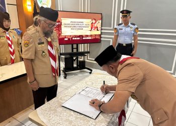Pengurus Pramuka Gugus Depan Lapas Sukabumi Resmi Dilantik, Siap Perkuat Pembinaan Kepramukaan WBP