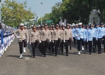 Polwan Polda Metro Jaya Jadi Wajah Kebanggaan di Upacara HUT ke-80 RI
