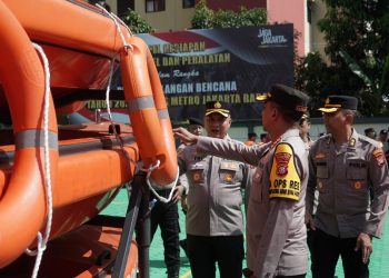 Polres Metro Jakarta Barat Pastikan Kesiapan Sarana dan Prasarana Hadapi Potensi Bencana di Wilayahnya