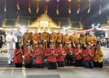 Ribuan Umat Buddha Rayakan Perjalanan Setahun Si Mian Fo Pantai Indah Kapuk