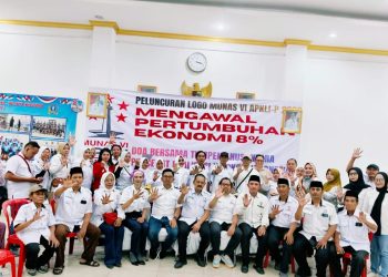 Dicoblos Bambu Runcing, Logo MUNAS VI APKLI-P Resmi Diluncurkan: Targetkan Pertumbuhan Ekonomi 8% dan Penguatan UMKM Nasional