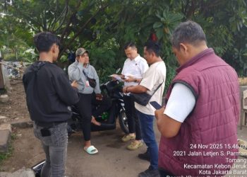 Polsek Grogol Petamburan Gelar Operasi Mata Elang, Dua Orang Diamankan di Jalan S. Parman.