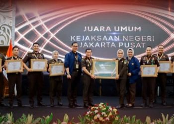 Kejari Jakarta Pusat Raih Juara Umum Terbaik I se-DK Jakarta di Rakerda Kejati 2025