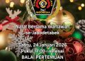 PWI Pusat Akan Selenggarakan Natal Bersama Wartawan Kristiani se-Jabodetabek