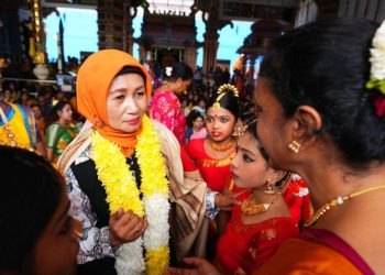 Wali Kota Jakarta Barat Hadiri Perayaan Hari Raya Thaipusam di Murugan Temple Kalideres