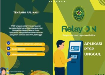 PN Jakpus Hadirkan Aplikasi PTSP Unggul Berbasis e-KTP di Kampung Hukum