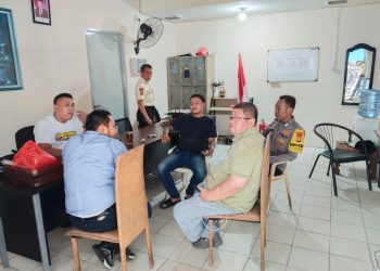 Sambang Kamtibmas, Bhabinkamtibmas Cengkareng Perkuat Keamanan di Apartemen City Park