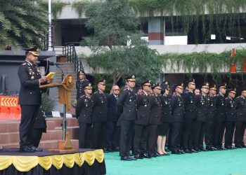 Peringati Hari Lahir Pancasila, Polres Metro Jakarta Barat Gelar Upacara Bendera