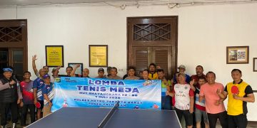 Polsek Palmerah Meriahkan Hari Bhayangkara ke-80 dengan Turnamen Tenis Meja