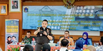Kejari Jakpus Sosialisasikan KUHP Baru kepada Aparat Kecamatan dan Kelurahan di Senen