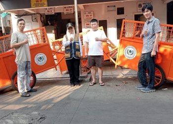 Ketua RW 01 Glodok Gandeng Pengusaha Dukung Program Penanganan Sampah Mandiri