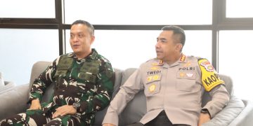 Perkuat Sinergitas TNI–Polri, Kapolres Metro Jakarta Barat Silaturahmi dengan Dandim 0503/Jakarta Barat