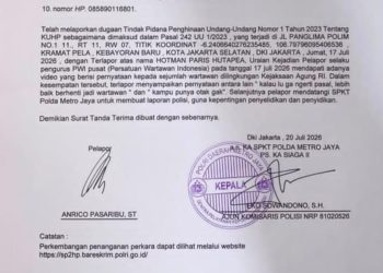Polda Metro Jaya Benarkan Terima Laporan PWI terhadap Hotman Paris