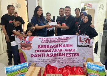 ANNIVERSARY KE-3, MEDIA LINTAS CORRUPTION WATCH GELAR BAKTI SOSIAL DI PANTI ASUHAN ESTER DAN APRESIASI TIM DI TWELVE CAFE STEAK HOUSE