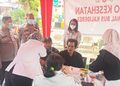 Peduli Kesehatan Masyarakat, Polsek Kalideres Dirikan Posko Kesehatan dan Bagikan Masker Diterbus Kalideres